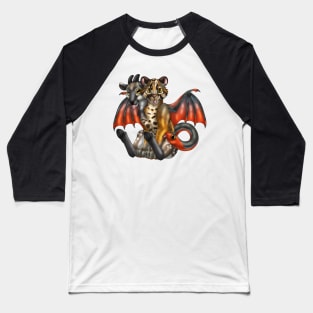 Chimera Cubs: Asian Golden Cat Baseball T-Shirt